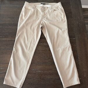 Lafayette 148‎ New York Mercer Light Tan Skinny Pants Size 12